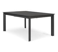 TAVOLO KONNOR ALLUNGABILE 110/160X160CM ANTRACITE DA ESTERNO GIARDINO INTERNO