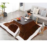 Tavolo Kotatsu Set Da 4 Pezzi Con Mobili Giapponesi Di Mobili Giapponesi Futon Tavolo Da Pavimento Inverno Riscaldamento Tatami Finestra Tavolo In Legno Massiccio Multifunzionale