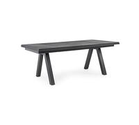 TAVOLO KRION ALLUNGABILE 205/265X100 ANTRACITE DA ESTERNO GIARDINO INTERNO