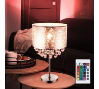 Tavolo Lampada da Lettura Telecomando Pendenti IN Cristallo Dimmerabile RGB LED [EEK: F]