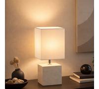 Tavolo Lampada Dormire Camera Interruttore Illuminazione Ceramica Tessuto Notte [EEK: Non valutato]