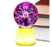Tavolo lampada per camera da - USB Powered Touch Sensitive Lighting, 7-Color LED Plasma Ball Lamp Interactive Touch Globe | Dynamic Lighting Effect, ideale per Ambience Home Kitchen Living Room