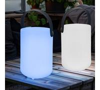 Tavolo Lampada per Esterni Balcone Telecomando Regolatore USB RGB LED 2er Set [EEK: Non valutato]