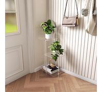 Tavolo laterale acrilico per bevande comodini per caffè per il soggiorno