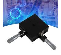 Tavolo lineare ZenithAur XY 100x100 mm con corsa di ±12,5 mm e guida a rulli incrociati con precisione di 0,01 mm Tavolo scorrevole manuale per ispezioni di precisione