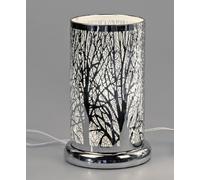 Tavolo, Luce Albero Della Vita H.24cm D.15cm Con Toccare Argento Metal FORMANO [EEK: G]