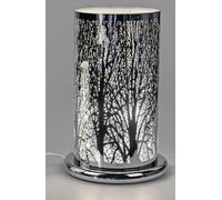 Tavolo, Luce Albero Della Vita H.38cm D.25cm Con Toccare Argento Metal FORMANO [EEK: G]