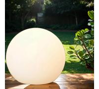 Tavolo Luce Sferica Rotondo Ø 30 CM Bianco Incl. E27 LED 2700 K Cavo Schalter [EEK: F]