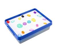 Tavolo luminoso, adatto per bambini, per stimolare i sensi, portatile, creativo