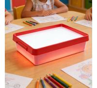 Tavolo luminoso per dipingere con la sabbia, giocattolo educativo e di