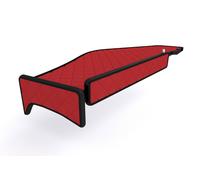 TAVOLO LUNGO CRUSCOTTO CABINA IN LEGNO ELEGANCE LED RENAULT T DAL 2014 ROSSO