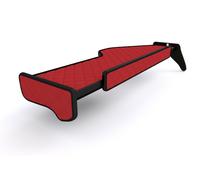 TAVOLO LUNGO CRUSCOTTO CABINA IN LEGNO ROSSO LED VOLVO FH DAL 2009 AL 2012