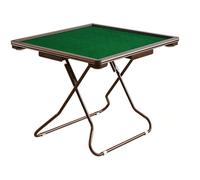 Tavolo Mahjong portatile con portabicchieri e cassetto, tavolo quadrato da 89,9 cm per 4 giocatori, ideale per giochi di domino, altezza 73 cm (Mahjong non incluso)