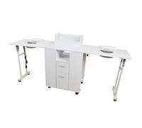 Tavolo manicure,doppia impostazione,aspiratore 50wat,richiudibile Mira sas tavolo professionale centri estetici doppia ventola unghie da 50 wat