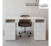 Tavolo manicure professionale con aspiratore a scelta tra 100W e Shemax V-PRO