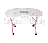 TAVOLO MANICURE RICOSTRUZIONE UNGHIE PIEGHEVOLE + ASPIRATORE ESTETISTA NAIL ART