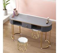 Tavolo Manicure Stazione Moderna Nail Tech Con Cassetti E Ruote Di Bloccaggio Professionale Scrivania Per Unghie In Legno Per Salone Di Bellezza Spa