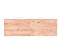 Tavolo marrone chiaro 180 x 60 x (2 6) cm in legno massello trattato Live Edge cucina tavolo da pranzo scrivania superficie versatile tavolo per casa e ufficio