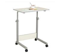 Tavolo mobile sopra il letto, scrivania per computer portatile a forma di C per casa e ufficio, comodino regolabile in altezza, tavolino arrotolabile, ideale per divano, soggiorno e camera da letto