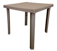 Tavolo Moderno Casa Giardino Esterno Interno 80x80x72 Bianco Antracite Tortora