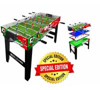 Sport One Tavolo Multigioco Super Italy - 4 Giochi in 1 - Calciobalilla 4 Vs 4 Aste Rientranti/Ping Pong/Tavolo da Biliardo & Speed Hockey - Cm. 121,90 X 60 X 81,5 - Special Edition