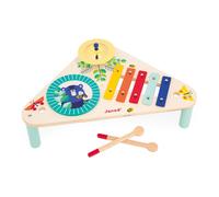 TAVOLO MUSICALE IN LEGNO GIOIA CON 3 STRUMENTI MUSICALI PER BAMBINI GIOCATTOLI E