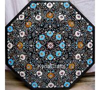 Tavolo nero I marmo tavolo da pranzo Top I marmo Tavolino da caffè Top I marmo Prato Top I Nero Patio Table Top I Marmo Handmade Table Top 91 x 91,2 cm