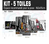 Tavolo New York Londra Parigi - Impressione Immagine 60 Modelli Stampati NY-19