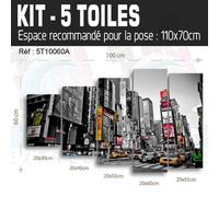 Tavolo New York Londra Parigi - Impressione Immagine 60 Modelli Stampati NY-19