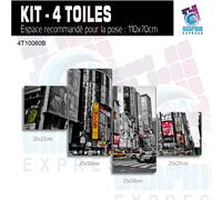 Tavolo New York Londra Parigi - Impressione Immagine 60 Modelli Stampati NY-19