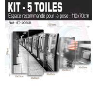 Tavolo New York Treno Metro - Impressione Immagine 60 Modelli Stampati NY-20