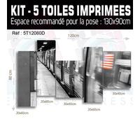 Tavolo New York Treno Metro - Impressione Immagine 60 Modelli Stampati NY-20