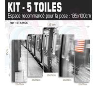 Tavolo New York Treno Metro - Impressione Immagine 60 Modelli Stampati NY-20