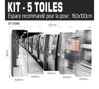 Tavolo New York Treno Metro - Impressione Immagine 60 Modelli Stampati NY-20