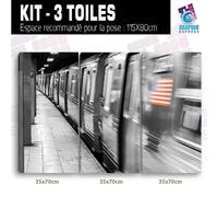 Tavolo New York Treno Metro - Impressione Immagine 60 Modelli Stampati NY-20