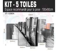 Tavolo New York Treno Metro - Impressione Immagine 60 Modelli Stampati NY-20