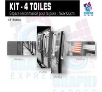 Tavolo New York Treno Metro - Impressione Immagine 60 Modelli Stampati NY-20