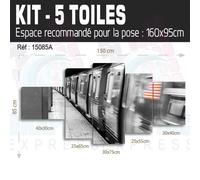 Tavolo New York Treno Metro - Impressione Immagine 60 Modelli Stampati NY-20