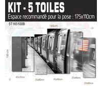 Tavolo New York Treno Metro - Impressione Immagine 60 Modelli Stampati NY-20