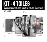 Tavolo New York Treno Metro - Impressione Immagine 60 Modelli Stampati NY-20