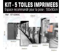 Tavolo New York Treno Metro - Impressione Immagine 60 Modelli Stampati NY-20