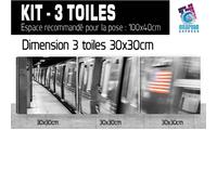 Tavolo New York Treno Metro - Impressione Immagine 60 Modelli Stampati NY-20