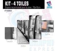 Tavolo New York Treno Metro - Impressione Immagine 60 Modelli Stampati NY-20