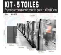 Tavolo New York Treno Metro - Impressione Immagine 60 Modelli Stampati NY-20