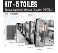 Tavolo New York Treno Metro - Impressione Immagine 60 Modelli Stampati NY-20