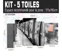 Tavolo New York Treno Metro - Impressione Immagine 60 Modelli Stampati NY-20