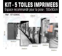 Tavolo New York Treno Metro - Impressione Immagine 60 Modelli Stampati NY-20