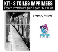 Tavolo New York Treno Metro - Impressione Immagine 60 Modelli Stampati NY-20