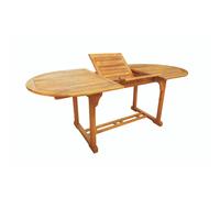 Tavolo ovale estensibile 180-240x100x75 cm in acacia, Bali Estè