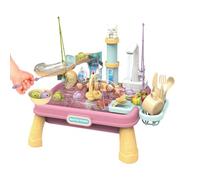 Tavolo per bambini con sabbia d'acqua, per esterni giocatori, set da 18,5 x 12,6 x 12,01 pollici, interattivo per bambini, ideale per preschool, Classrooms, Family Gatherings, Yard, Park Fun
